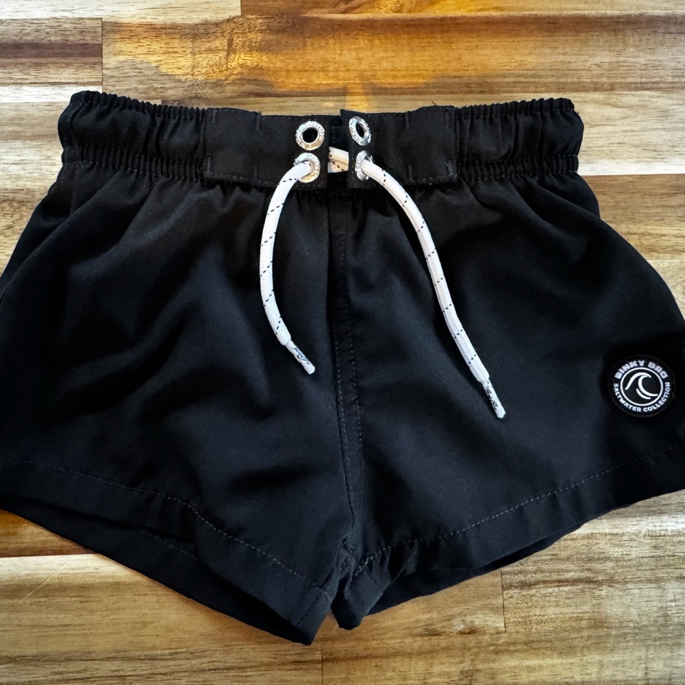 Binky Bro Black Swim Trunks